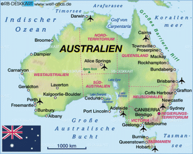 australien-karte